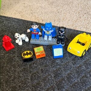 Lego Duplo Superhero Adventure Building Set with Figures and Car